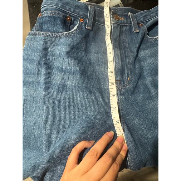 Madewell Womens Baggy Straight Jeans size 28” Preowned euc. - Picture 2 of 9